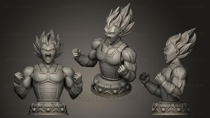 Busts of heroes and monsters (BUSTH_0318) 3D model for CNC machine